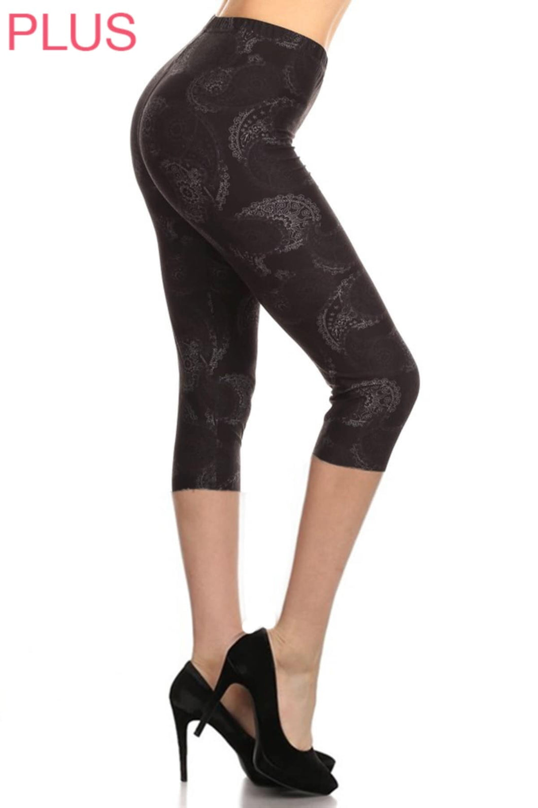 Luscious Gray Koru Capri