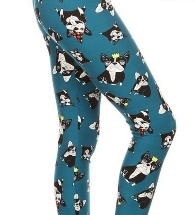 Luscious Teal Dogs
