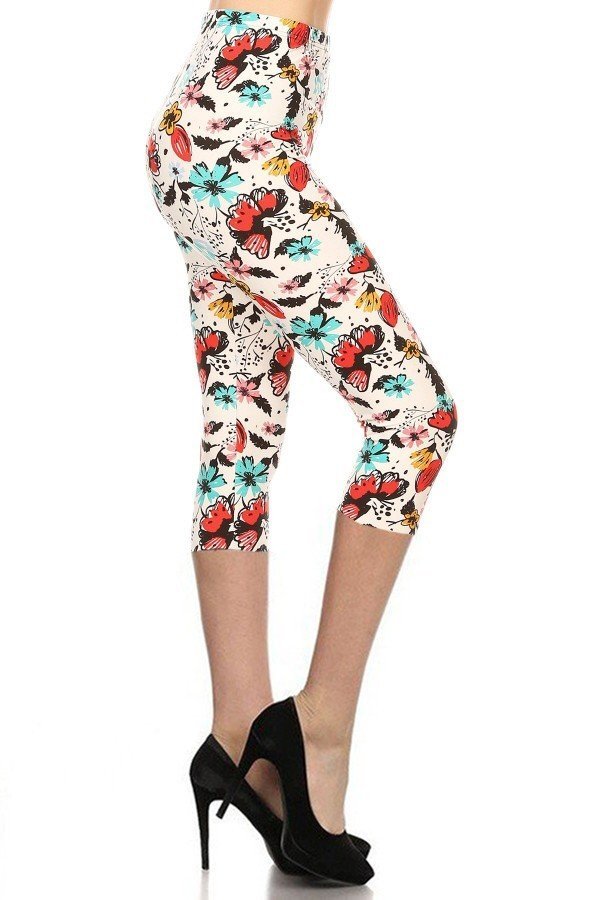 Lean Butterflys and Floral Capri