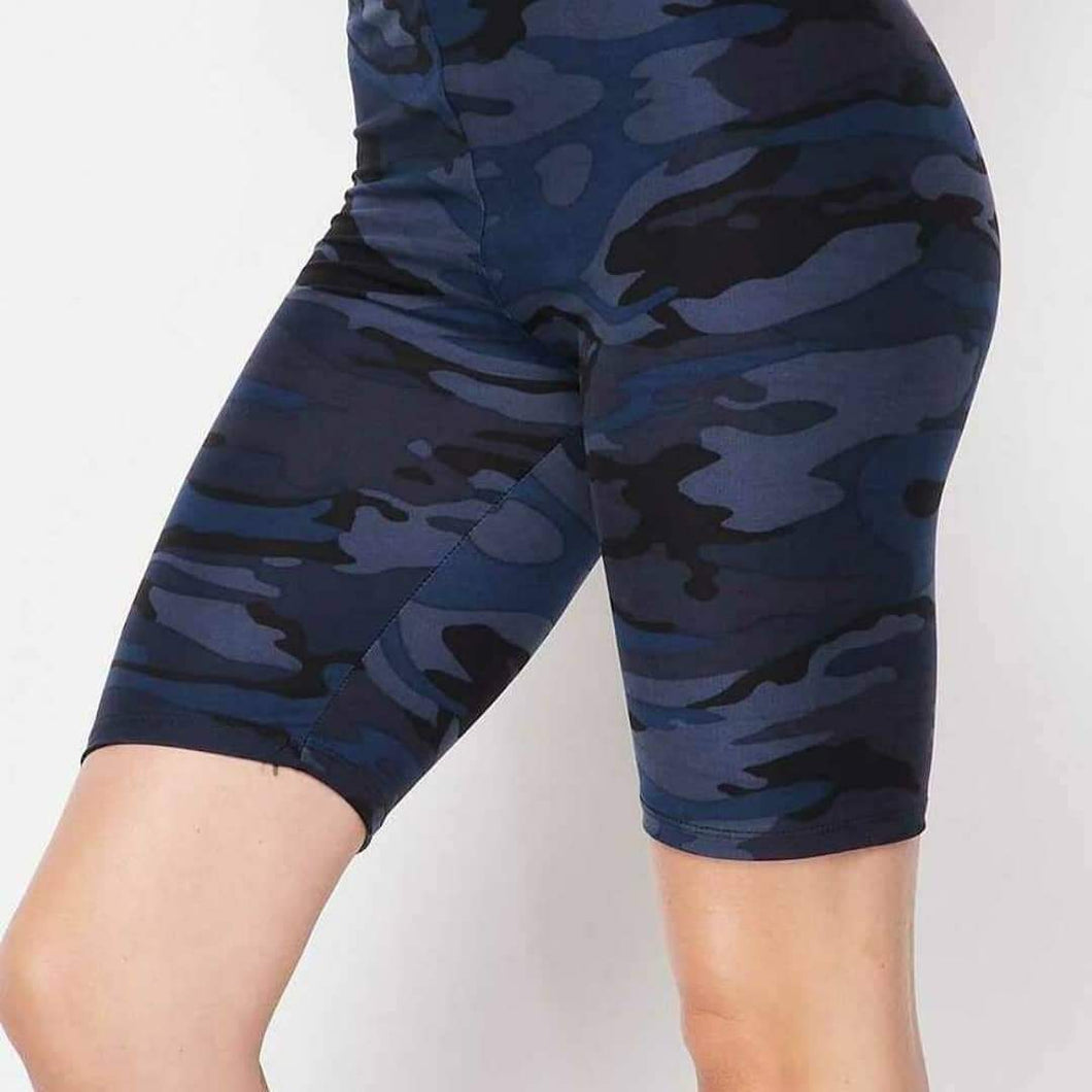 Lean Navy Camo Shorts